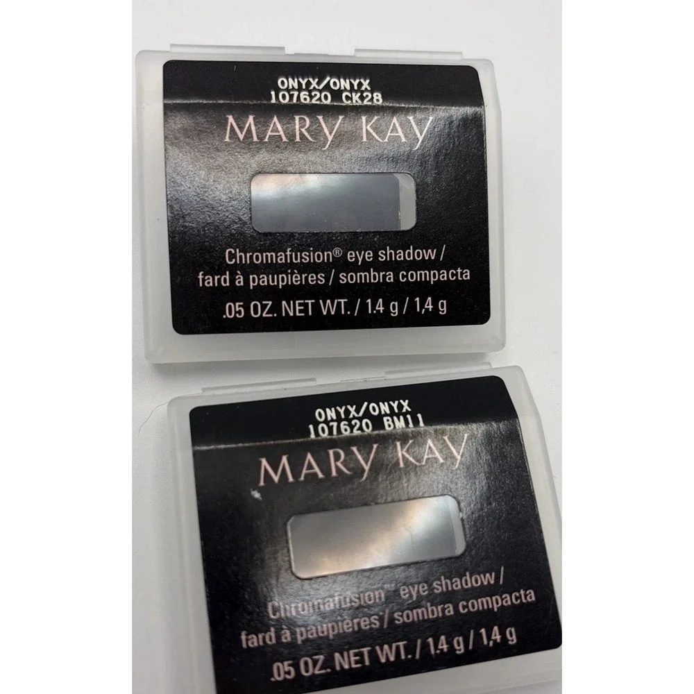 Mary Kay CHROMAFUSION EYE‎ SHADOW 0.05 Oz Onyx 107620 Lot Of 2 New
